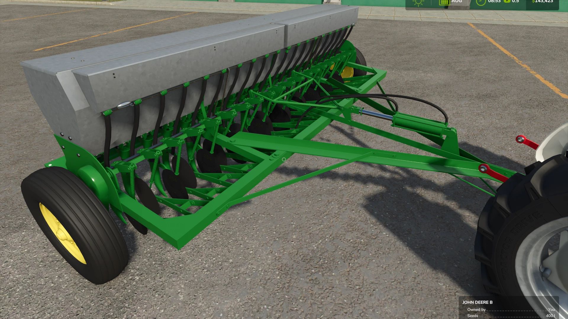 Sembradora John Deere Van Brunt Modelo B