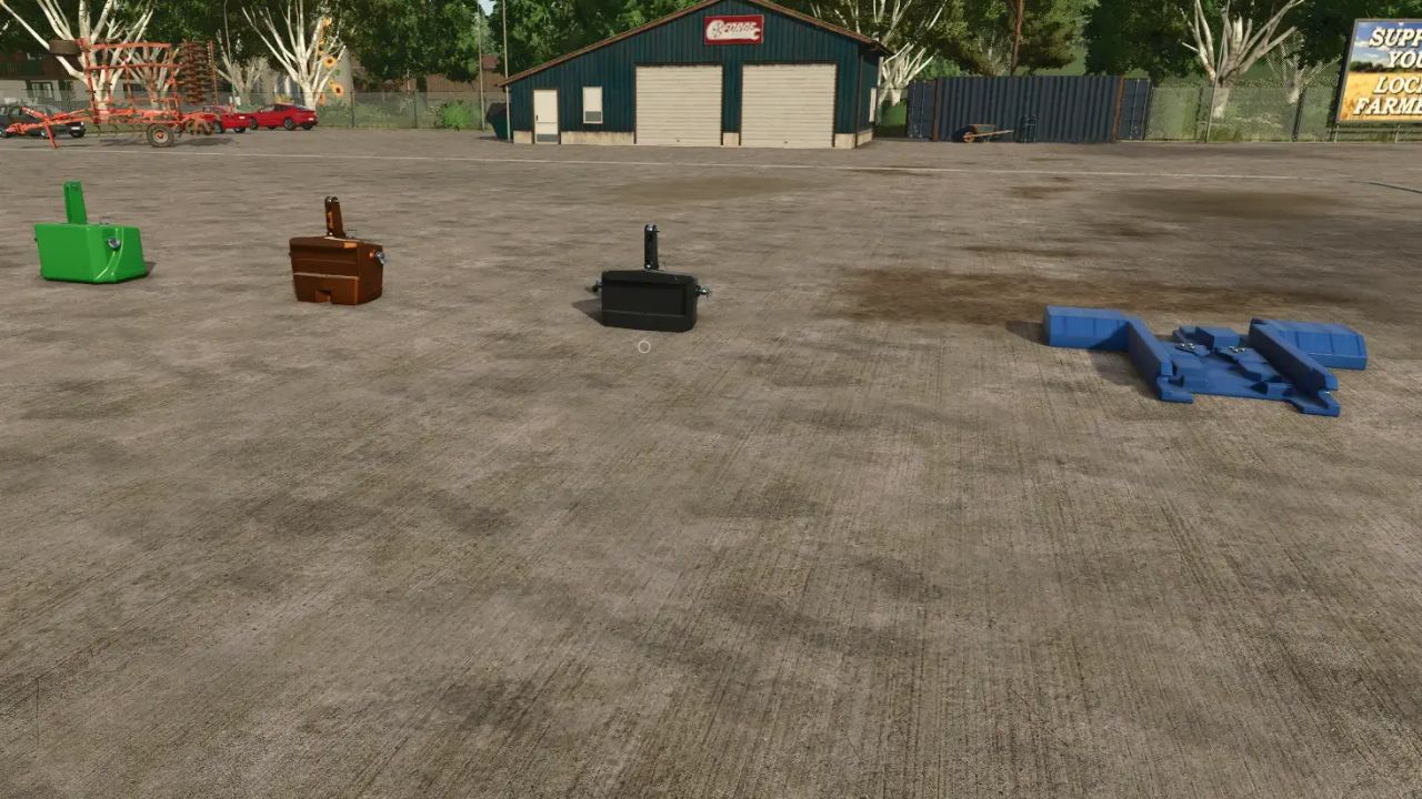 Paquete de pesas John Deere