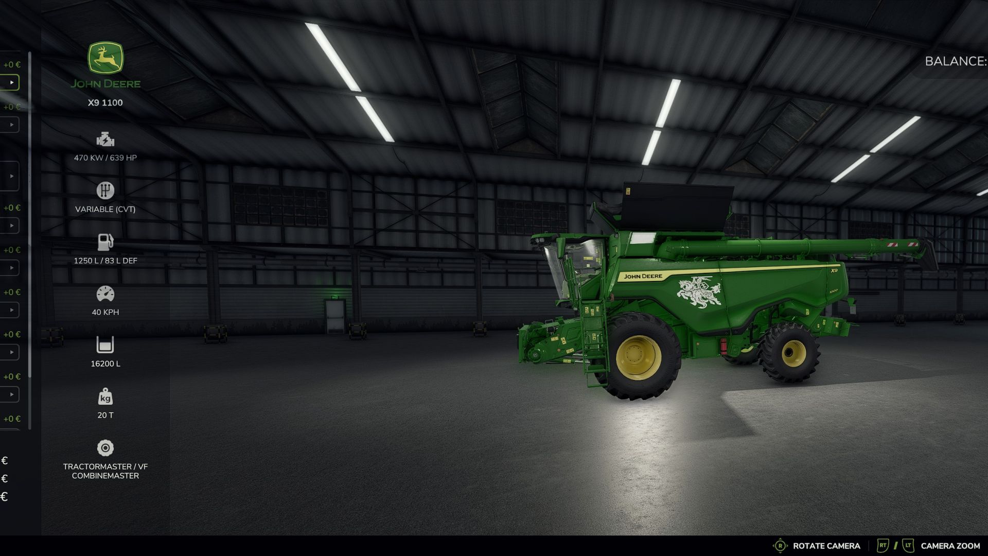 John Deere X9 1100