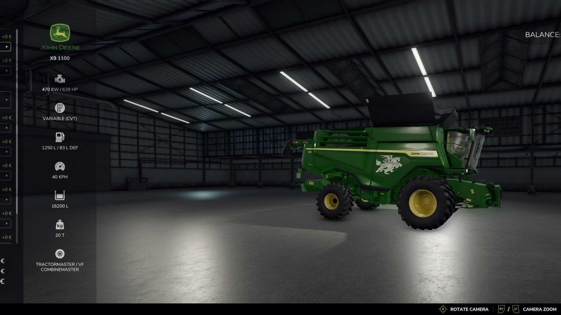 John Deere X9 1100