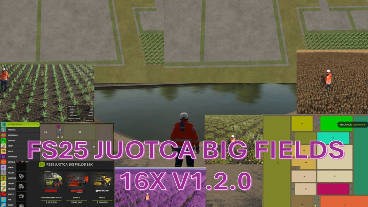 Juotca Big Fields 16X