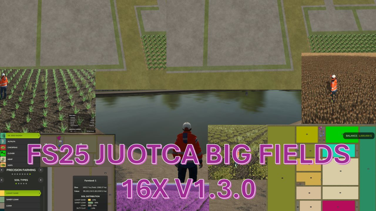 Juotca Big Fields 16X