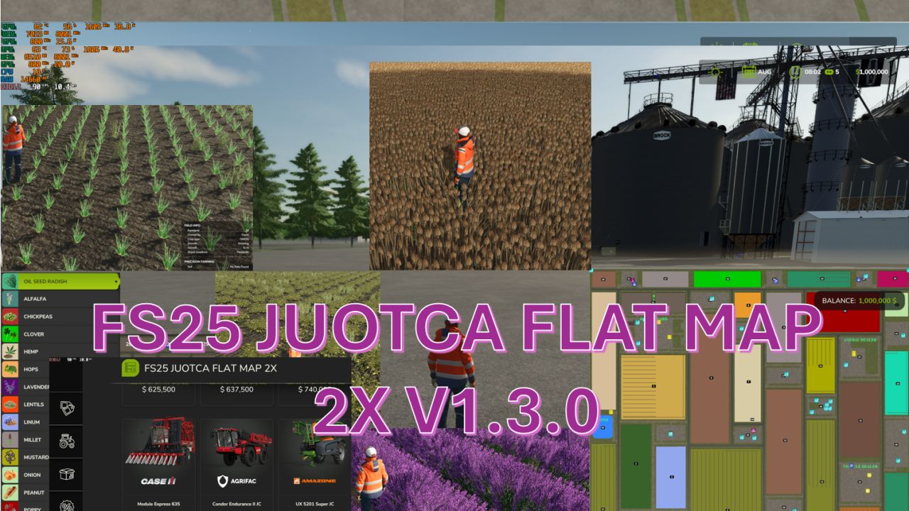 Juotca Flat Map 2X