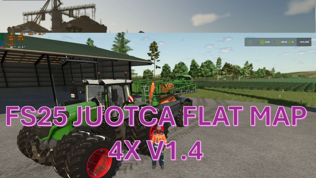 Juotca Flat Map 4X