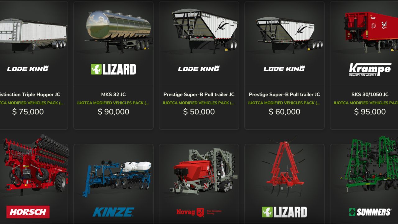 Pack de véhicules modifiés juotca