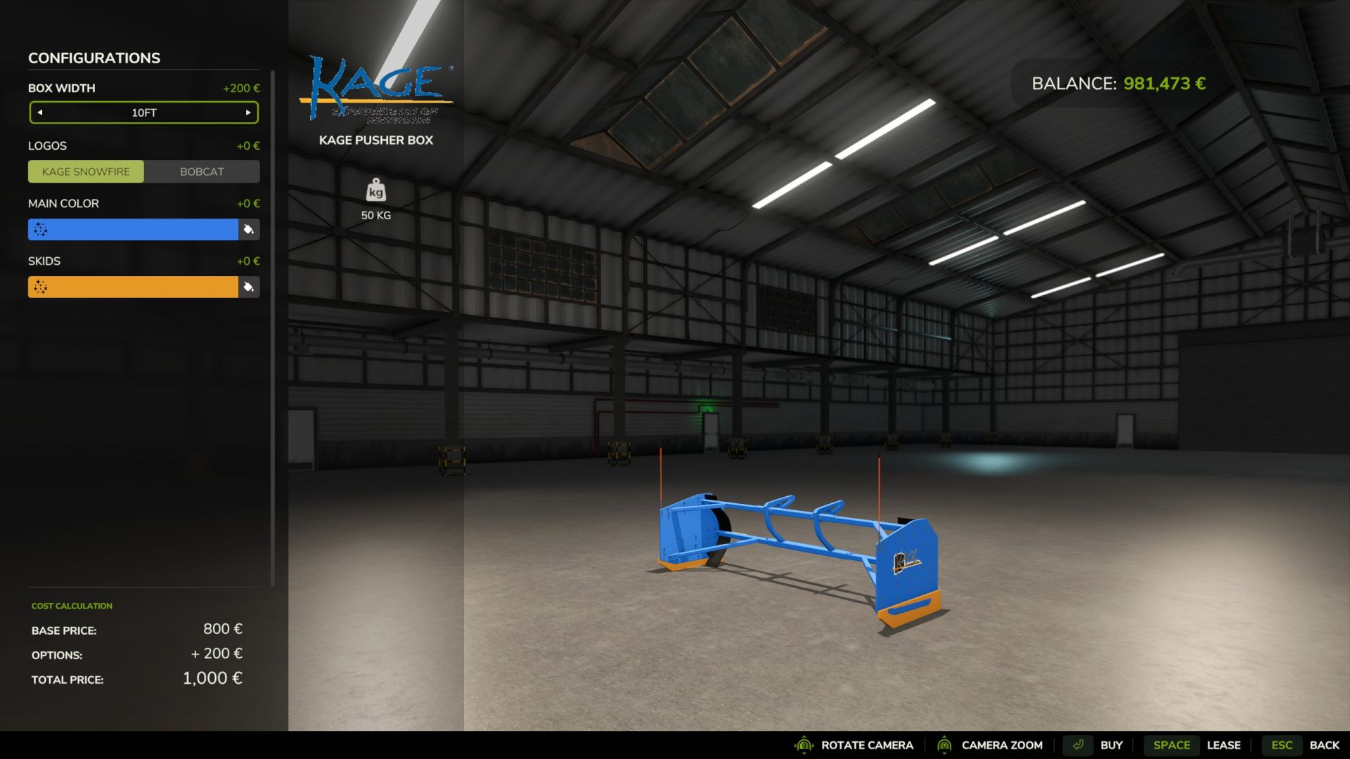 Kage Innovations Box Plow