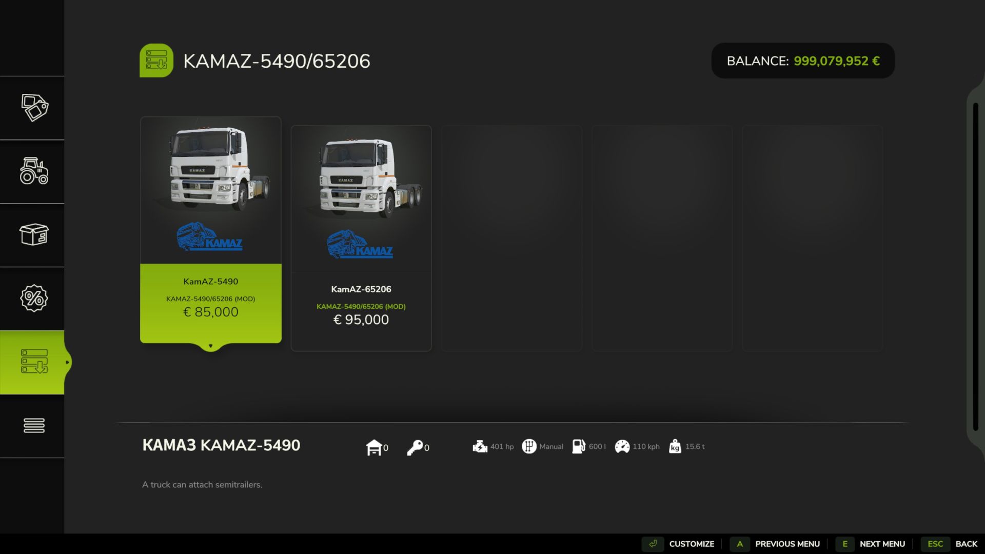 Kamaz 5490 & 65206
