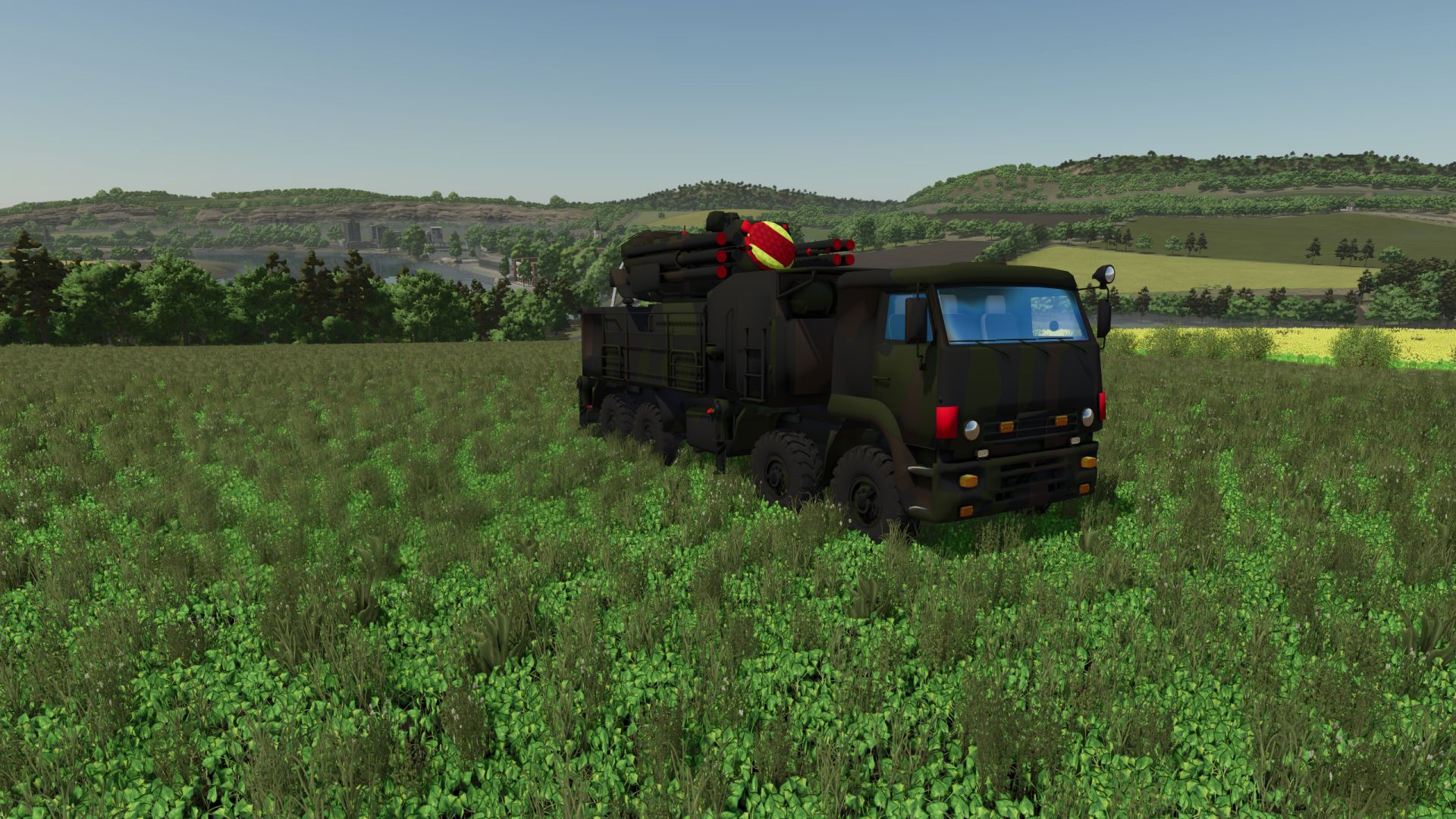 KAMAZ Air Defense System (8x8 Heavy Chassis with Combined Radar and Missile Tower)