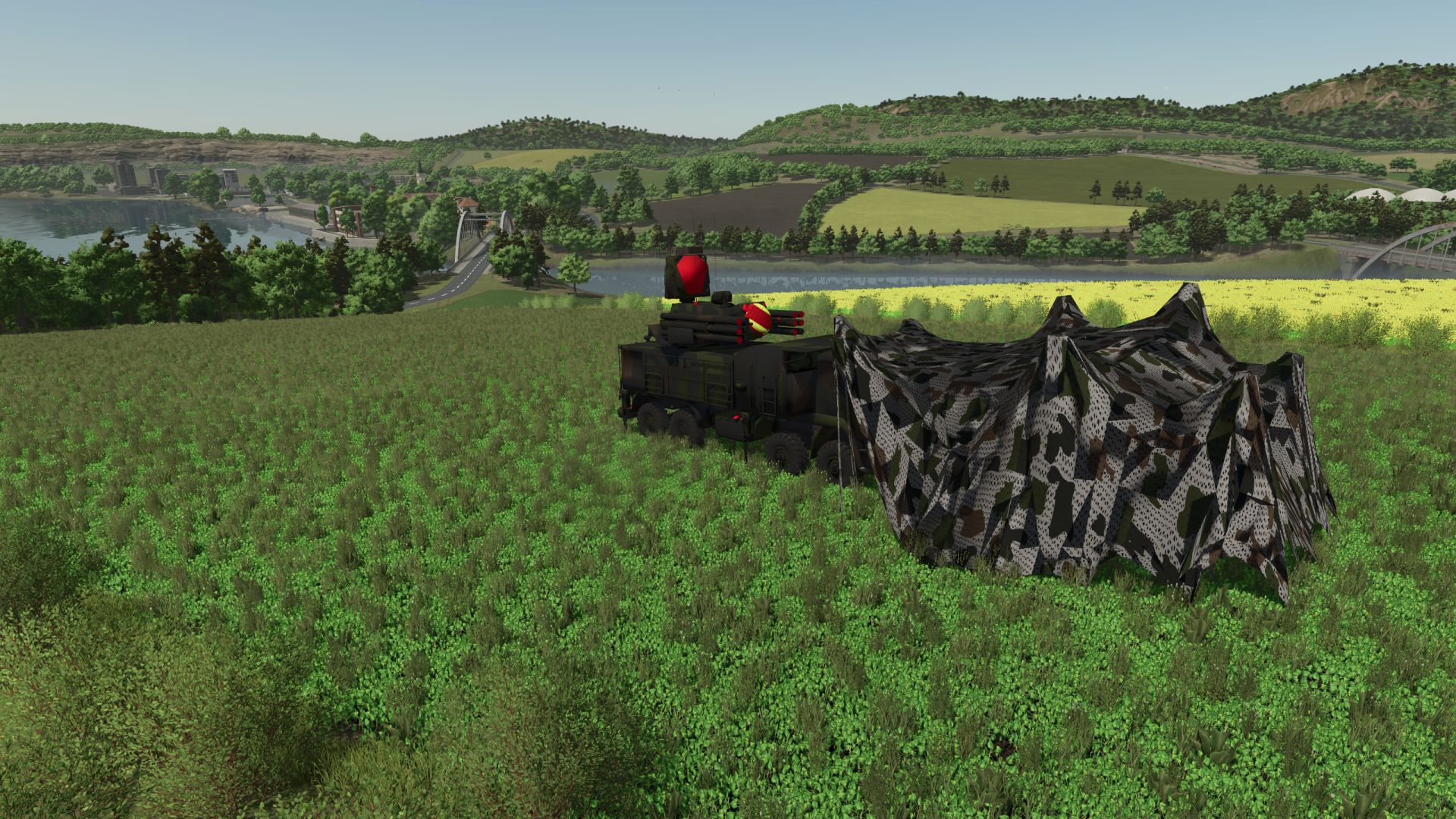 KAMAZ Air Defense System (8x8 Heavy Chassis with Combined Radar and Missile Tower)
