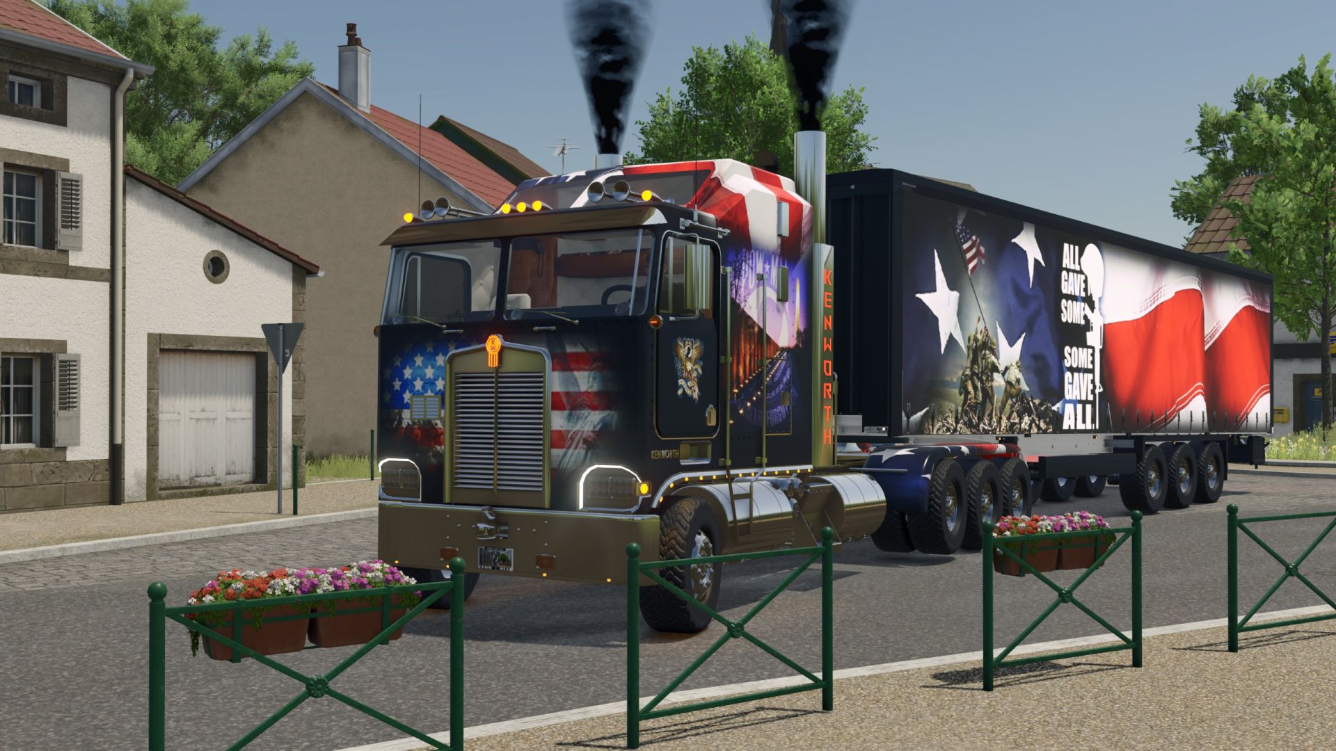 Kenworth K100 + Memorial Day semi