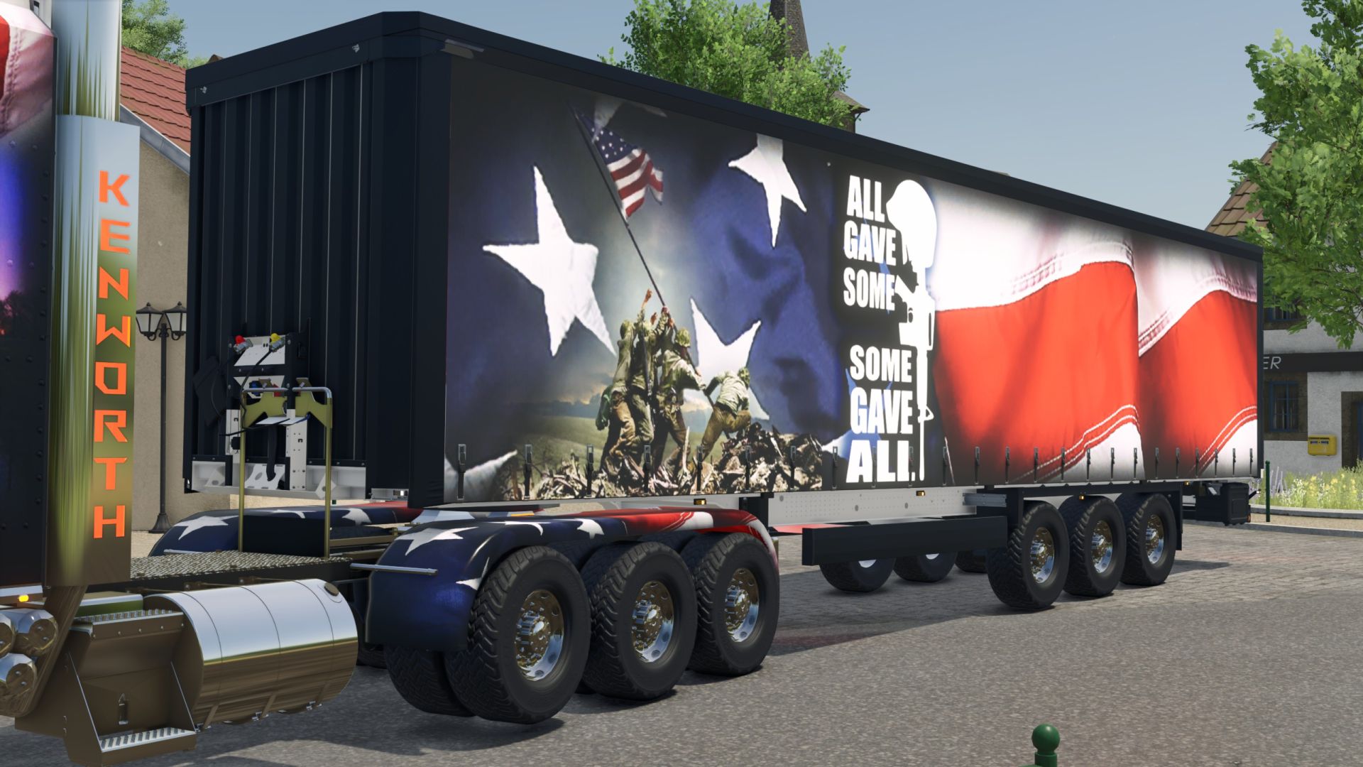 Kenworth K100 + Memorial Day semi