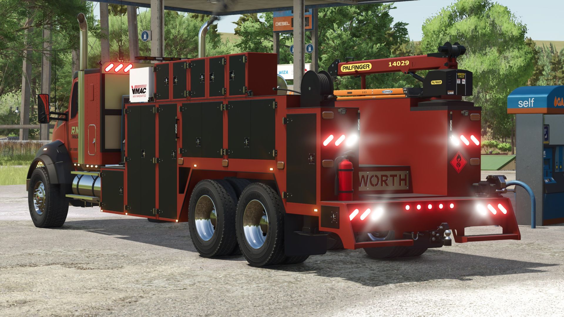 Kenworth T880 Servis Kamyonu