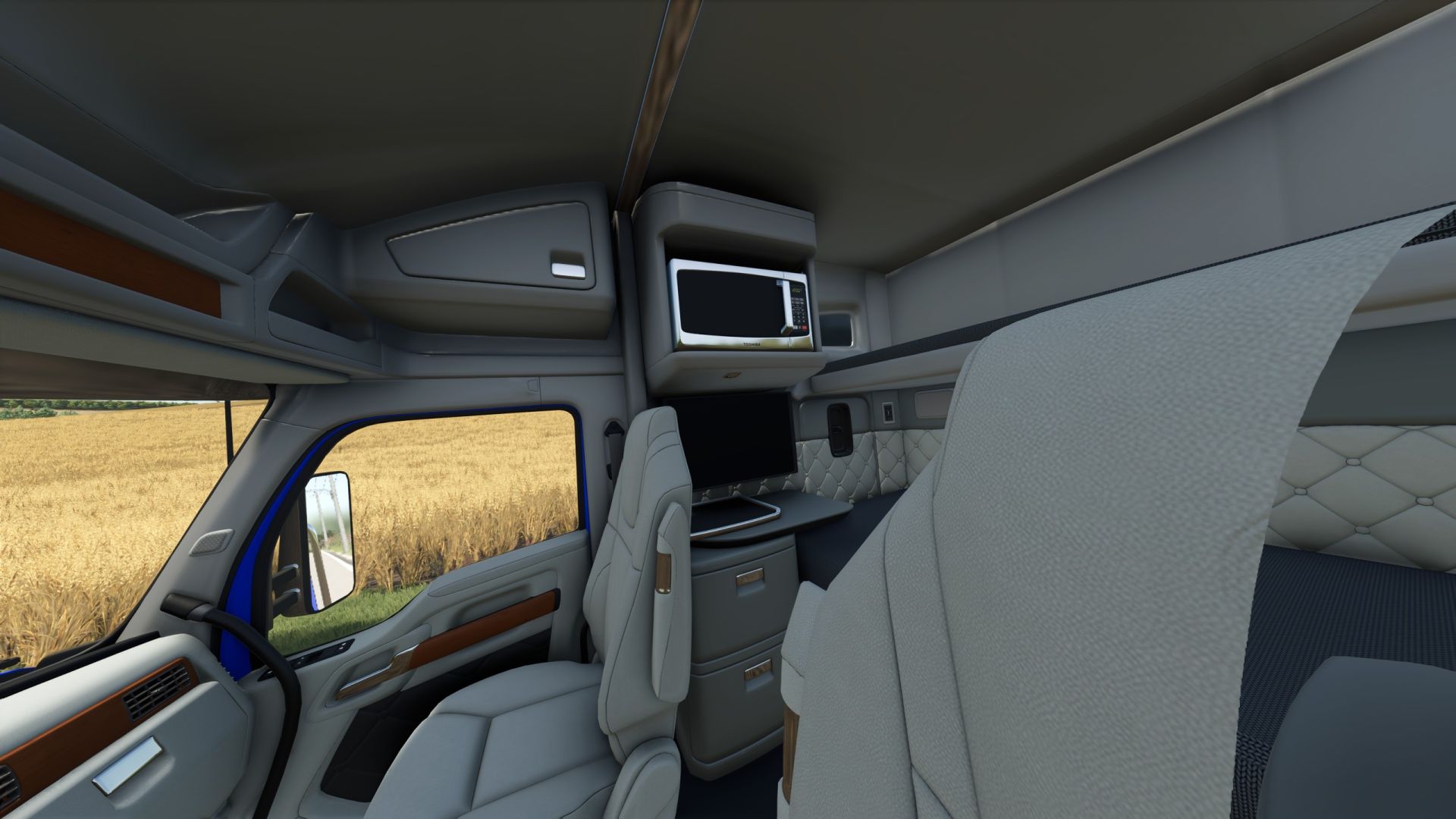 Kenworth W990 2020 года – 76-дюймовое спальное место со средней крышей