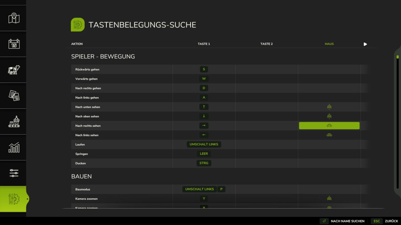 Toetsbinding zoeken