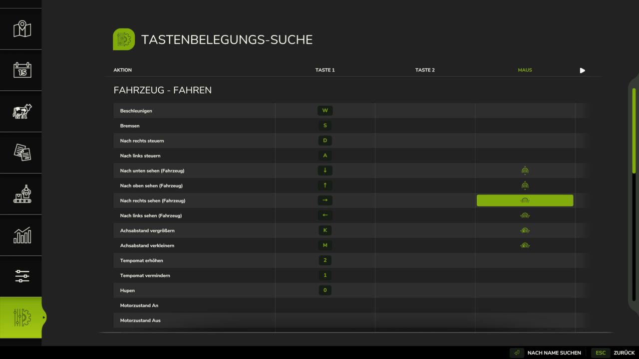 Toetsbinding zoeken