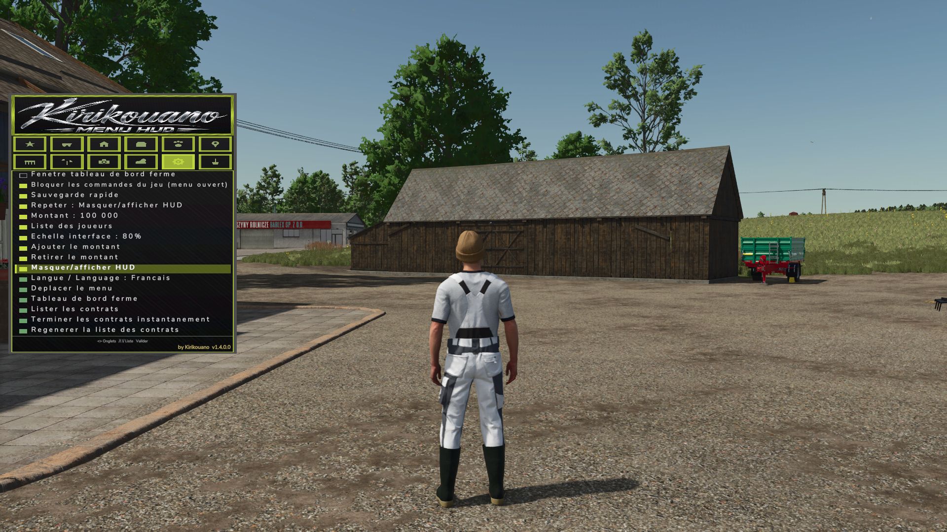 Kirikouano Menu HUD