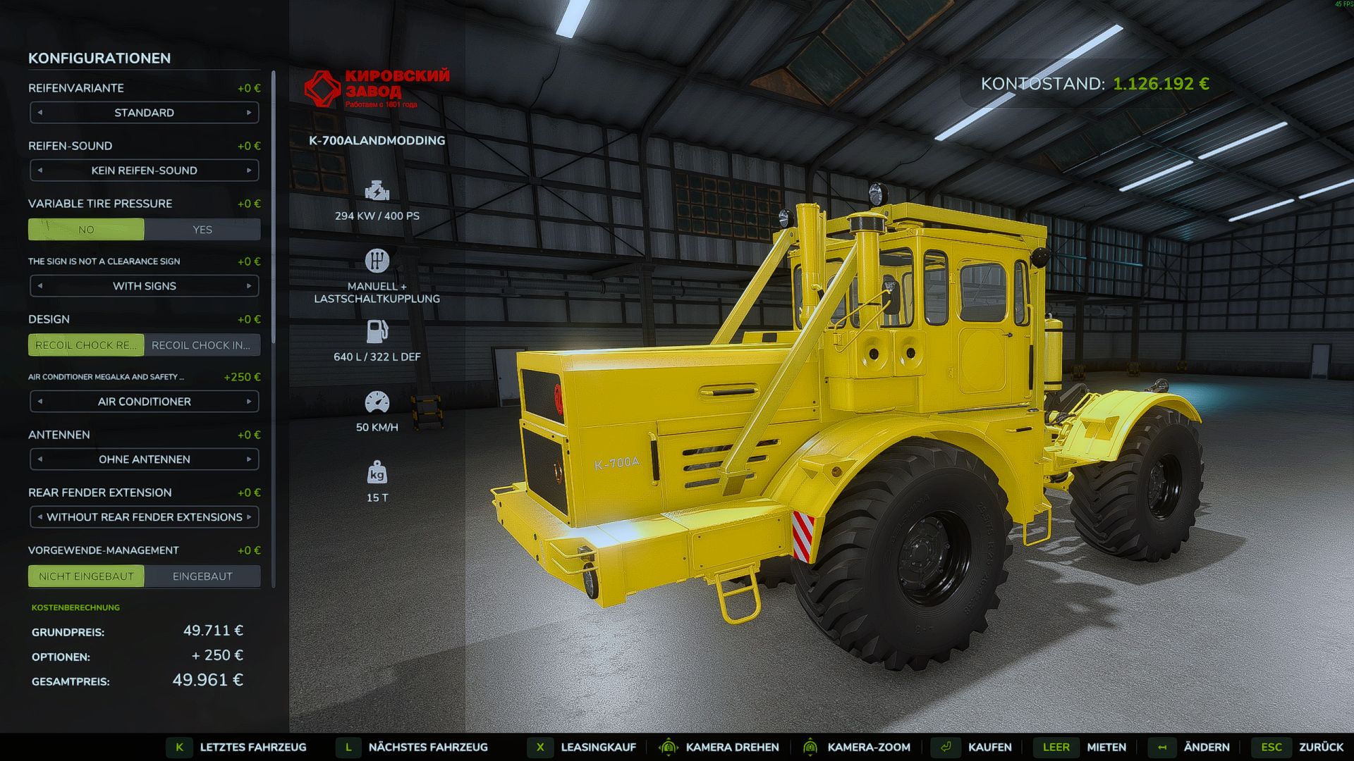 Kirovets K-700A FS25 thumbnail 6