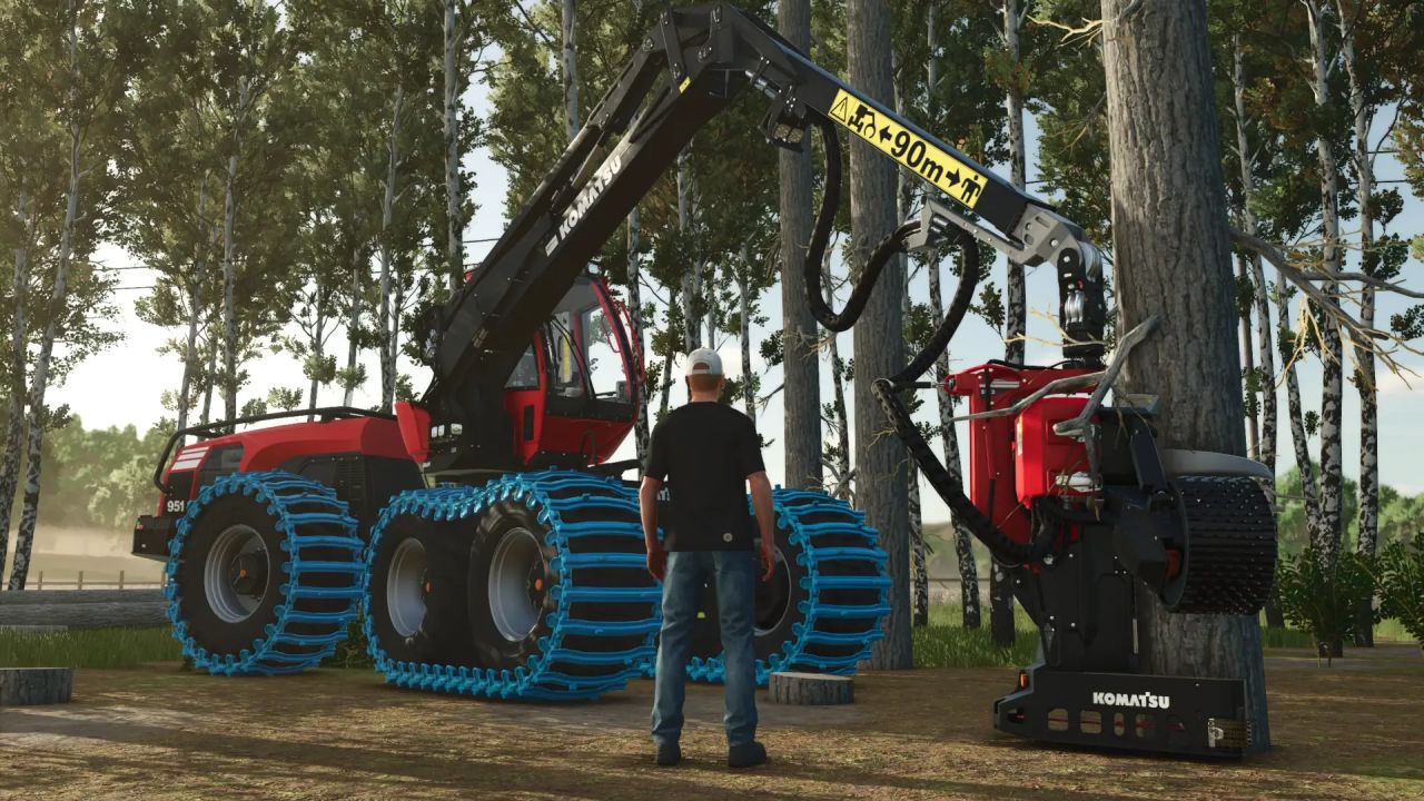 Komatsu 951 (90cm max tree size)