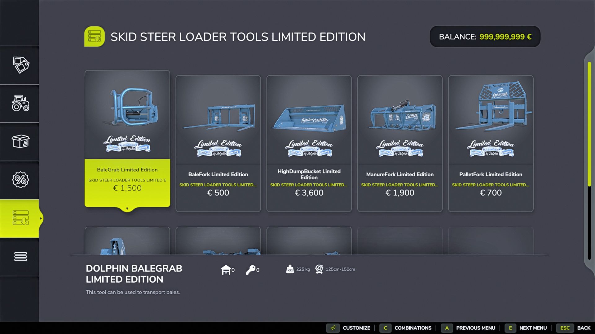 Kompaktlader Tools Limited Edition