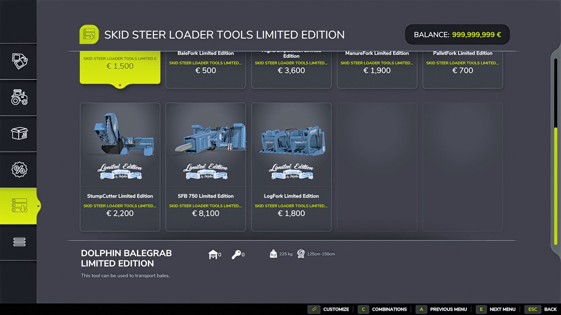 Kompaktlader Tools Limited Edition