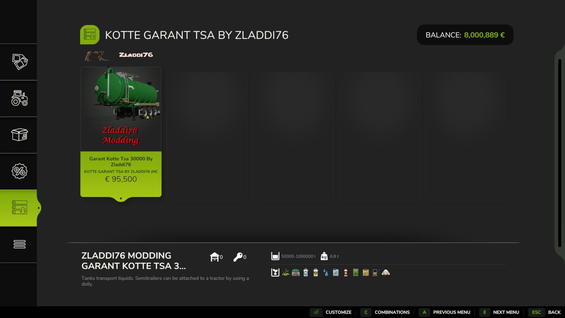Kotte Garant TSA Edit