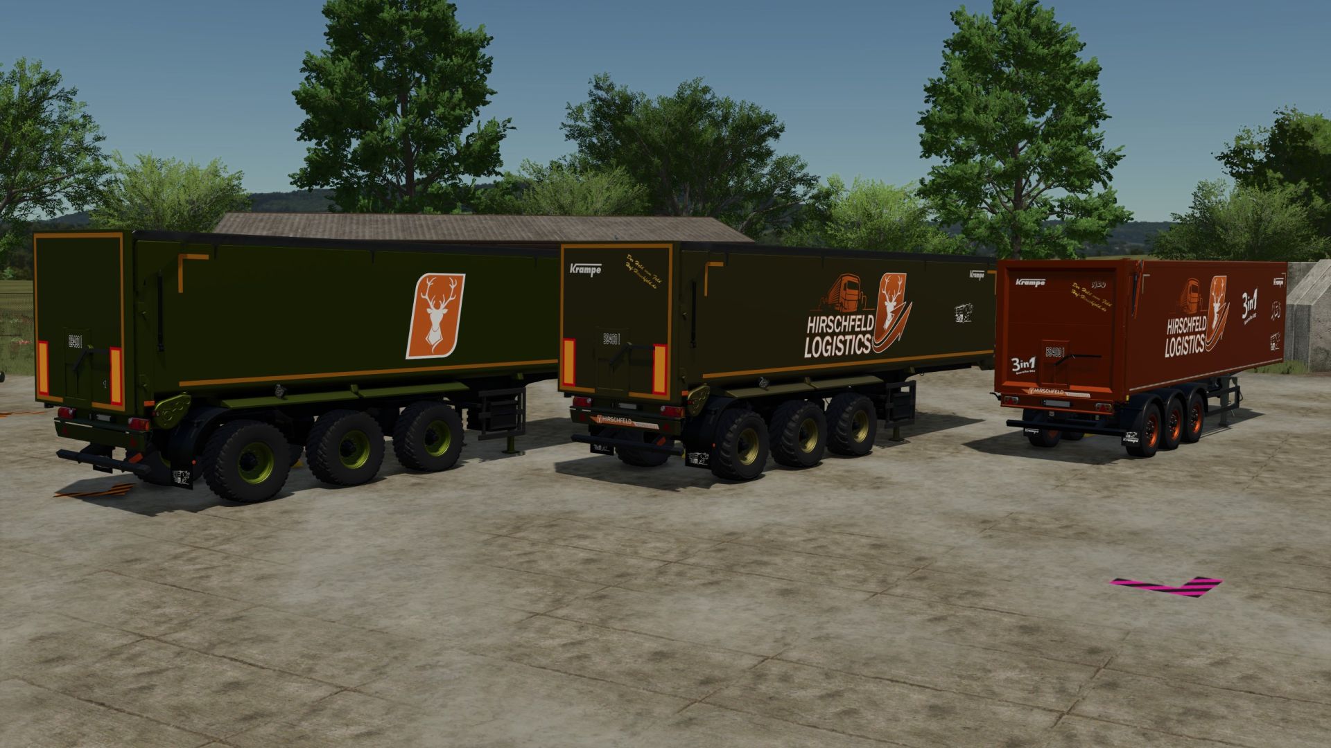 Krampe SKS sliding floor & Bandit