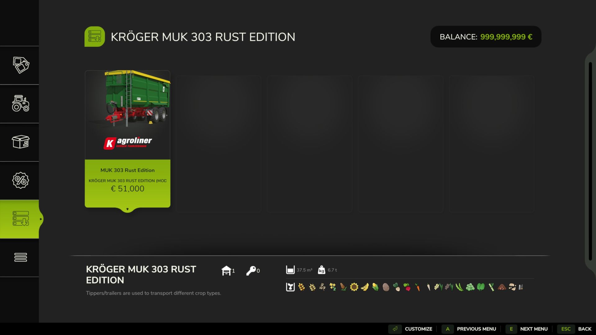 Kröger MUK 303 Rust Edition
