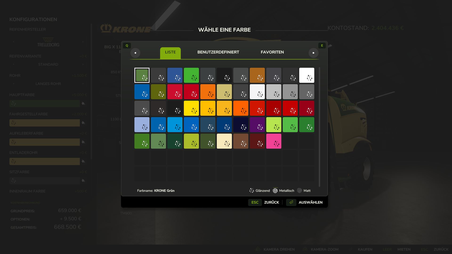 Krone BiG X 1180 Edit