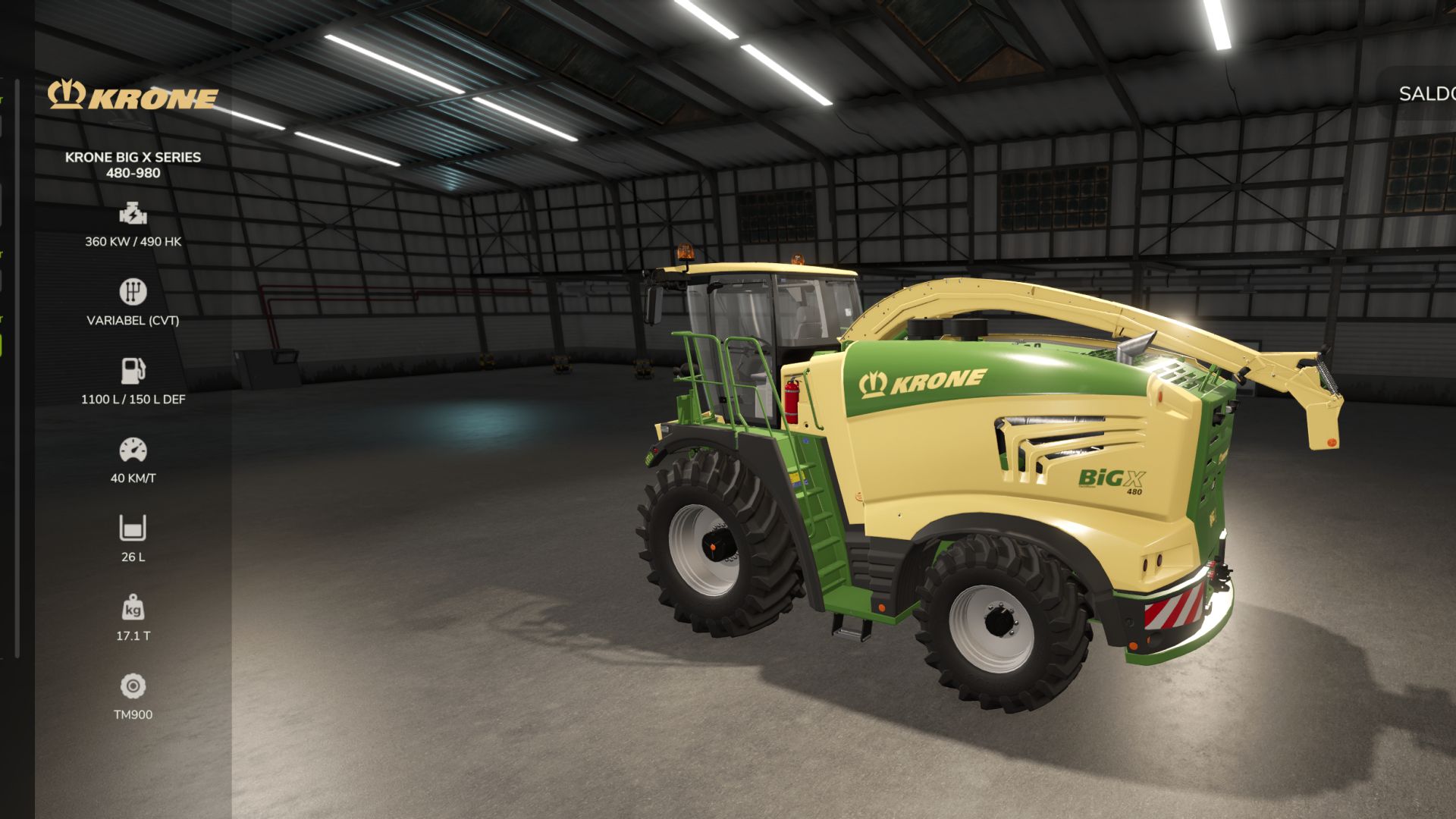 Krone BiG X Series 480-980