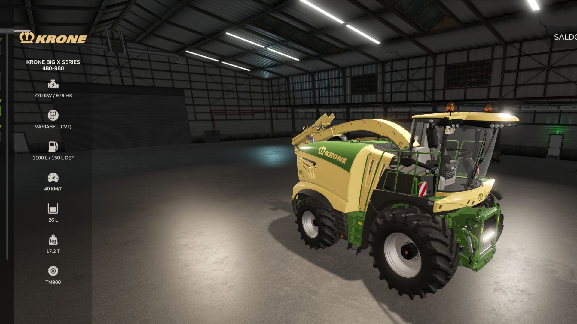 Krone BiG X Series 480-980