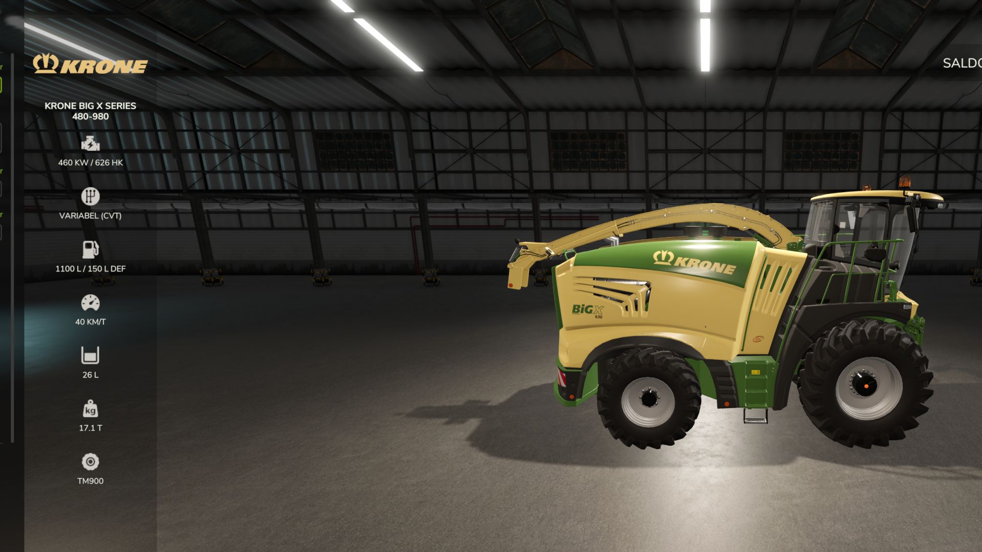 Krone BiG X Series 480-980