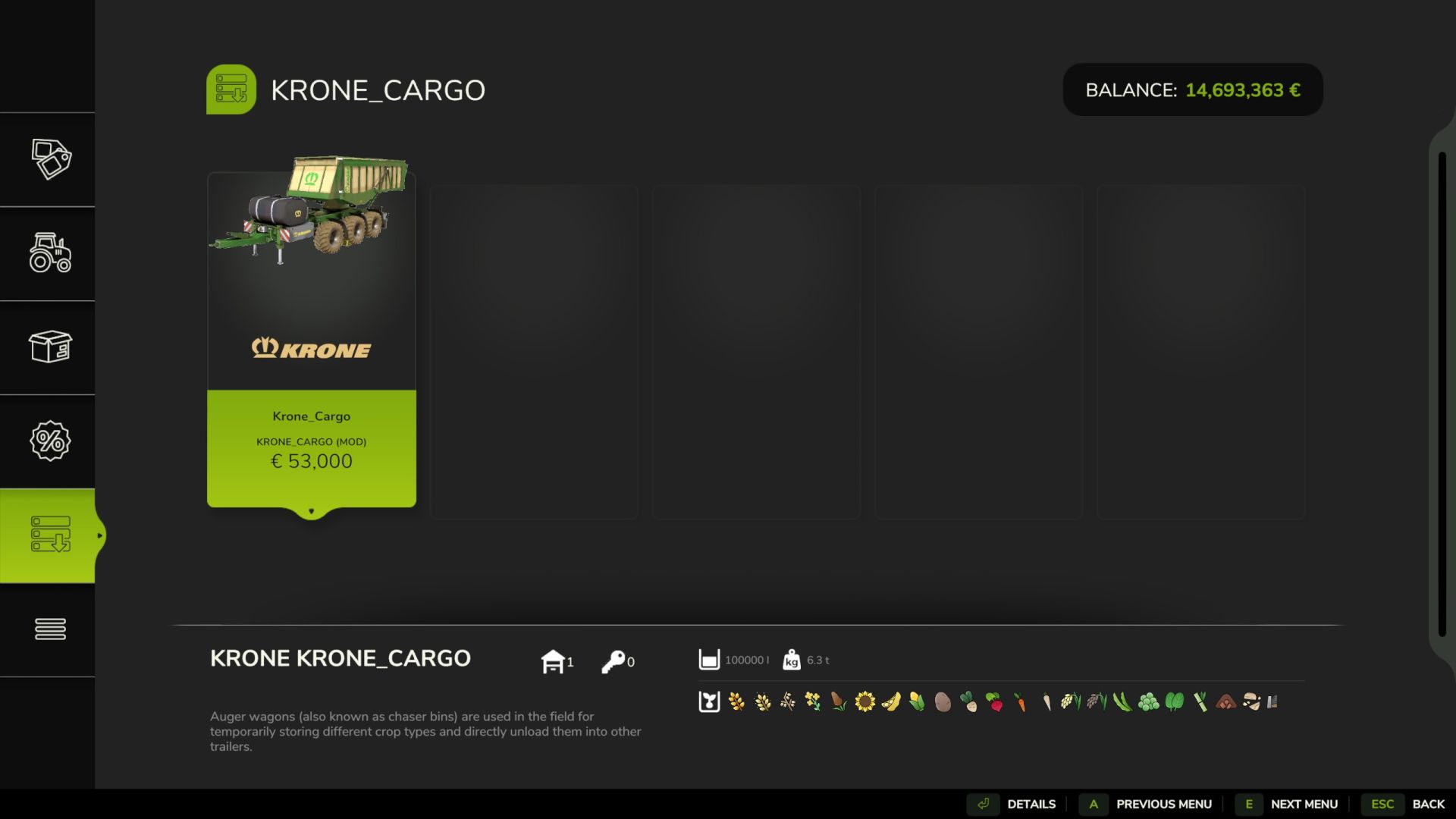 Krone BIgX Cargo