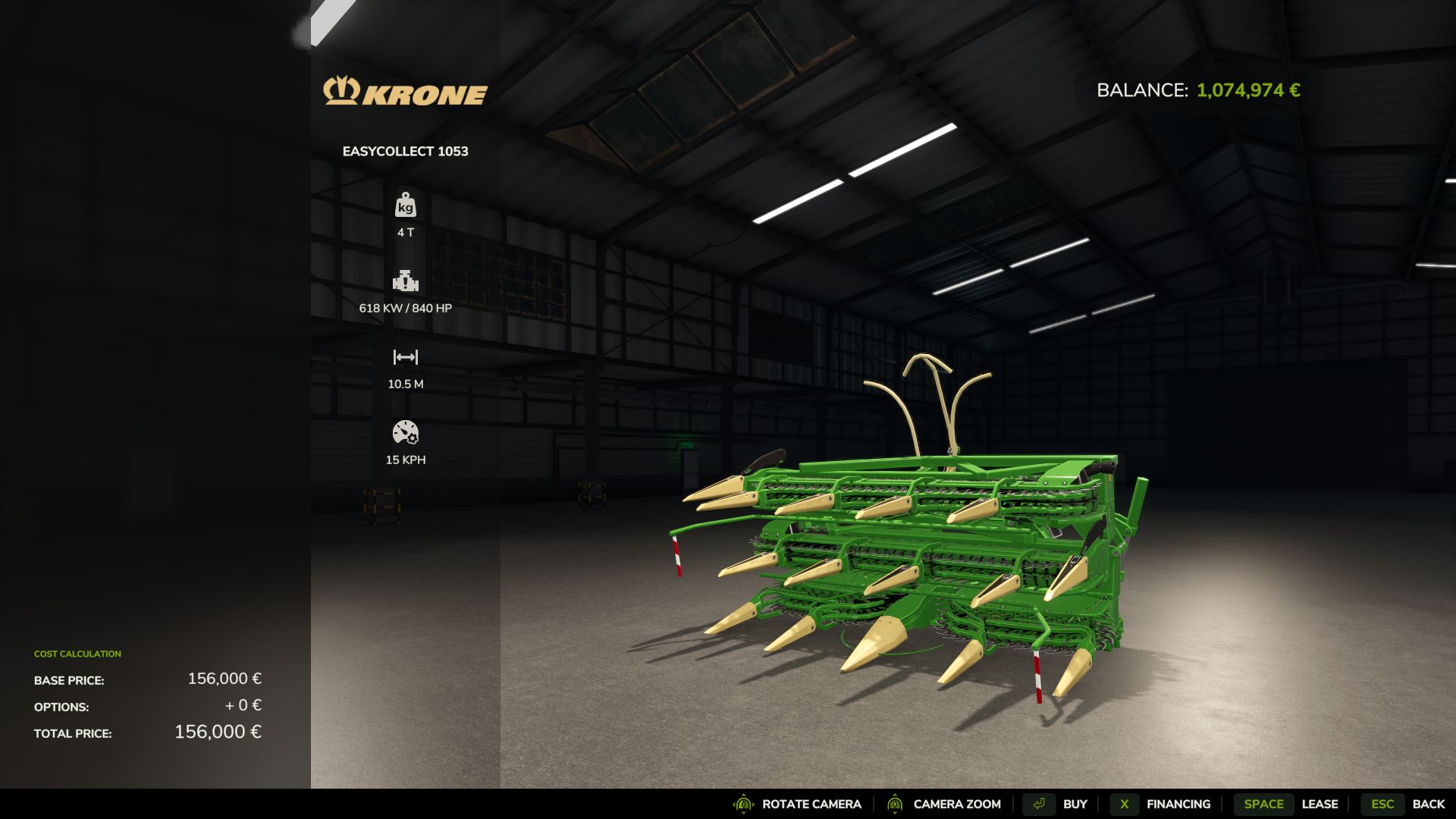 Krone EasyCollect 1053