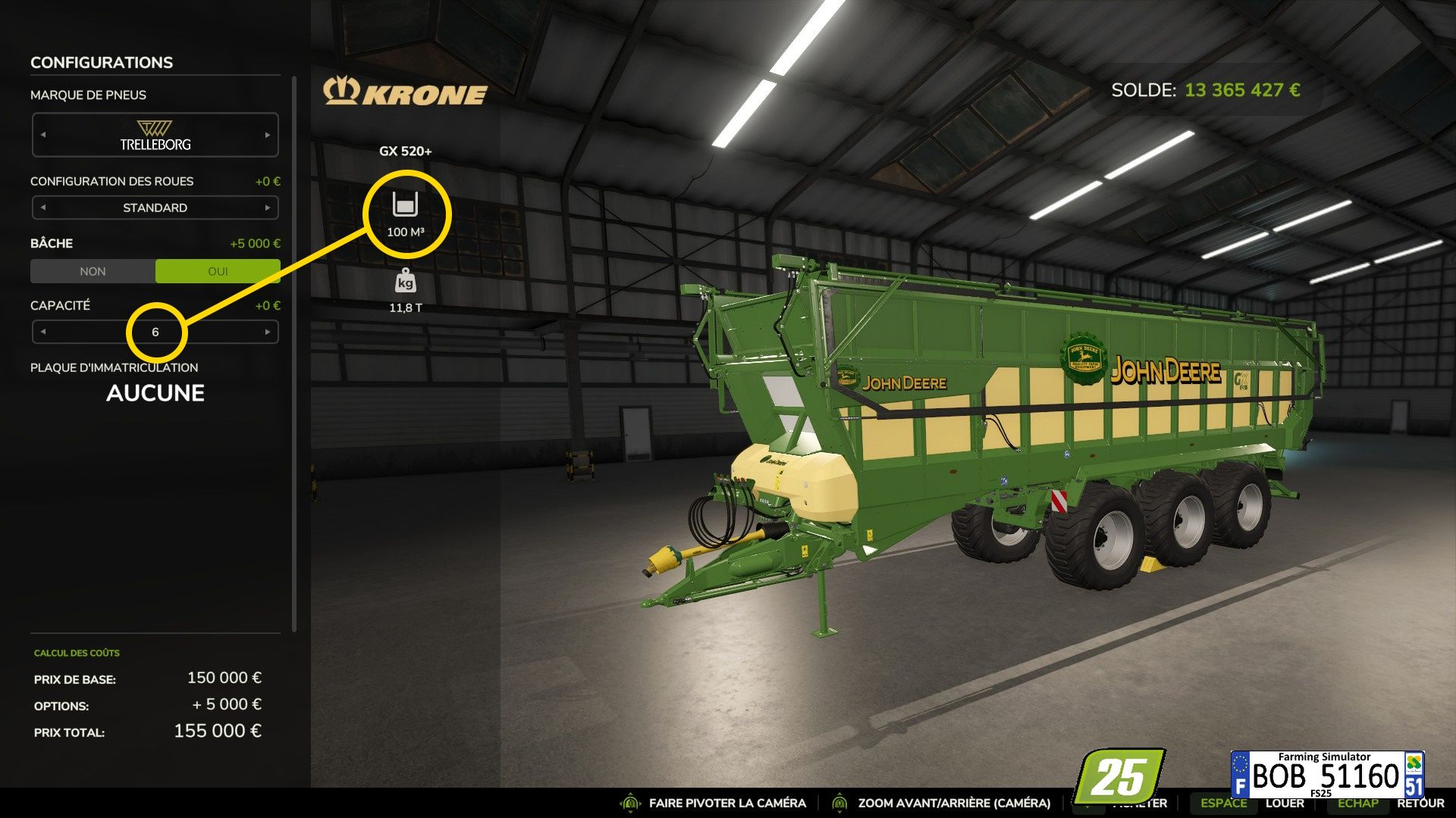 Krone GX520+ (John Deere Edition)