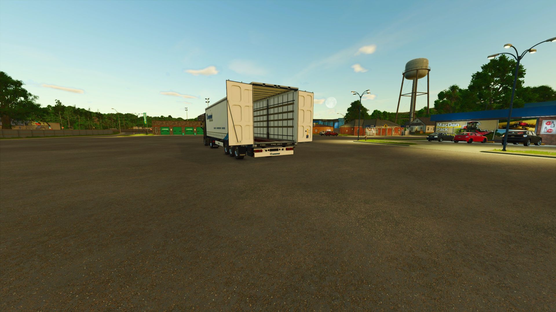 Krone Profil-liner Trailer With Ramps