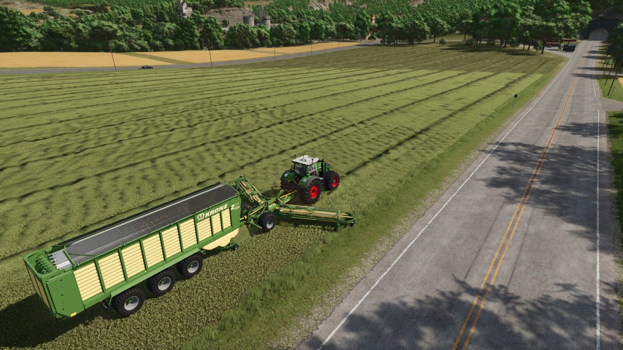 Krone Trailed Windrower