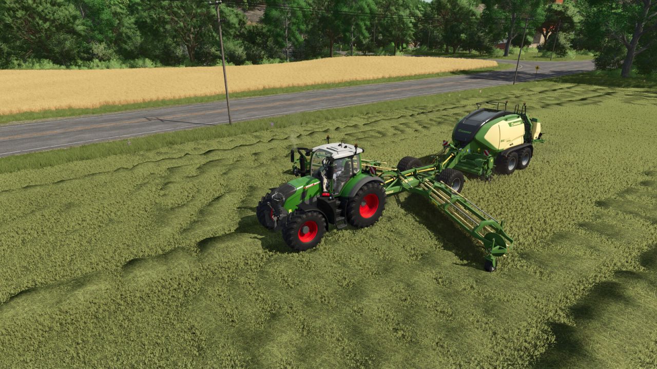 Krone Trailed Windrower