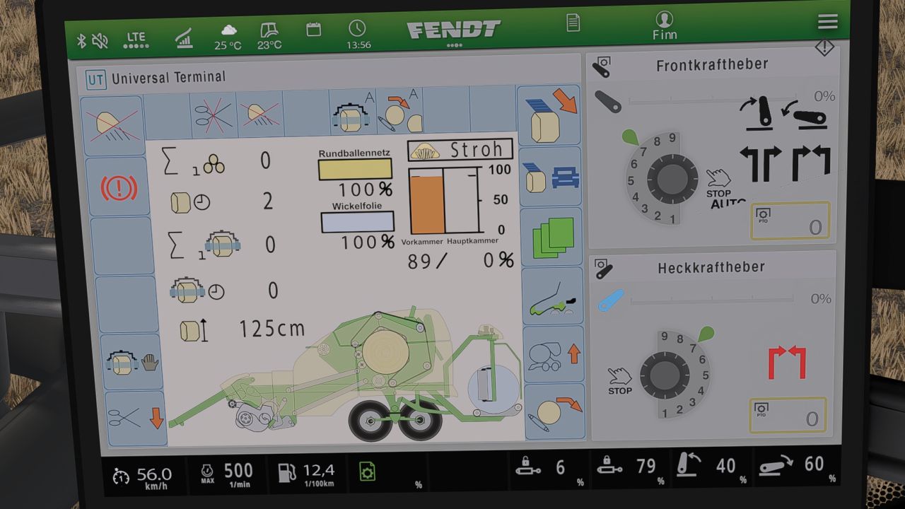 Krone Ultima isoBUS Screen (Prefab)