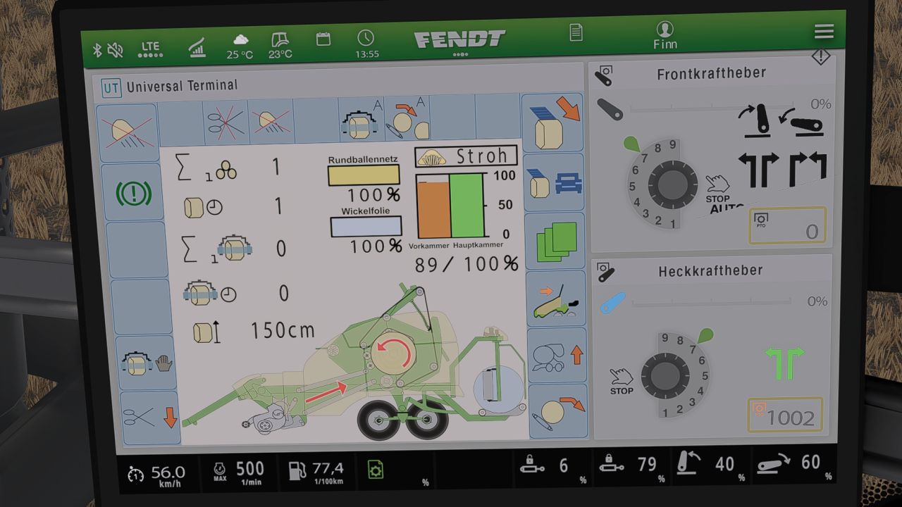 Krone Ultima isoBUS Screen (Prefab)