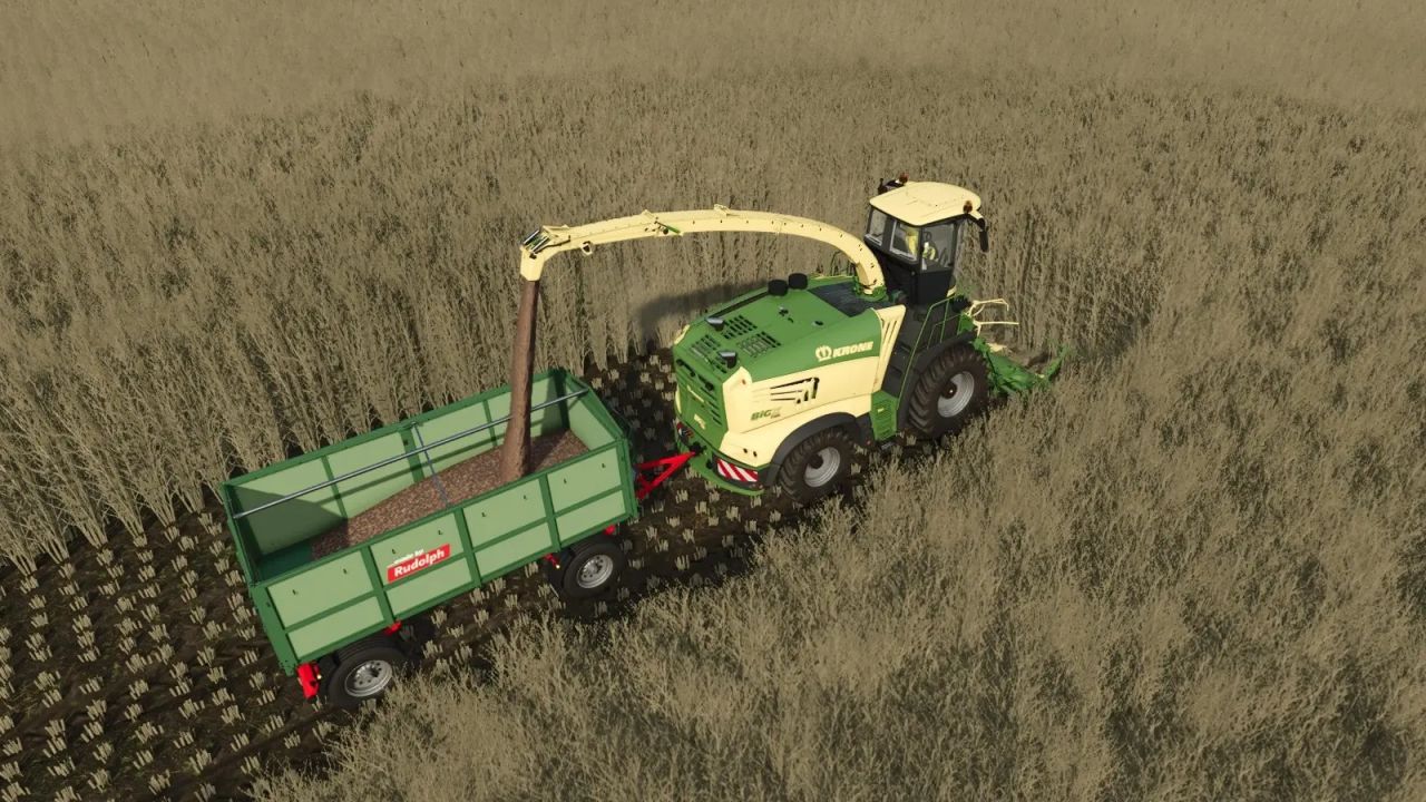Krone X-Collect 900 per canna da zucchero e pioppi