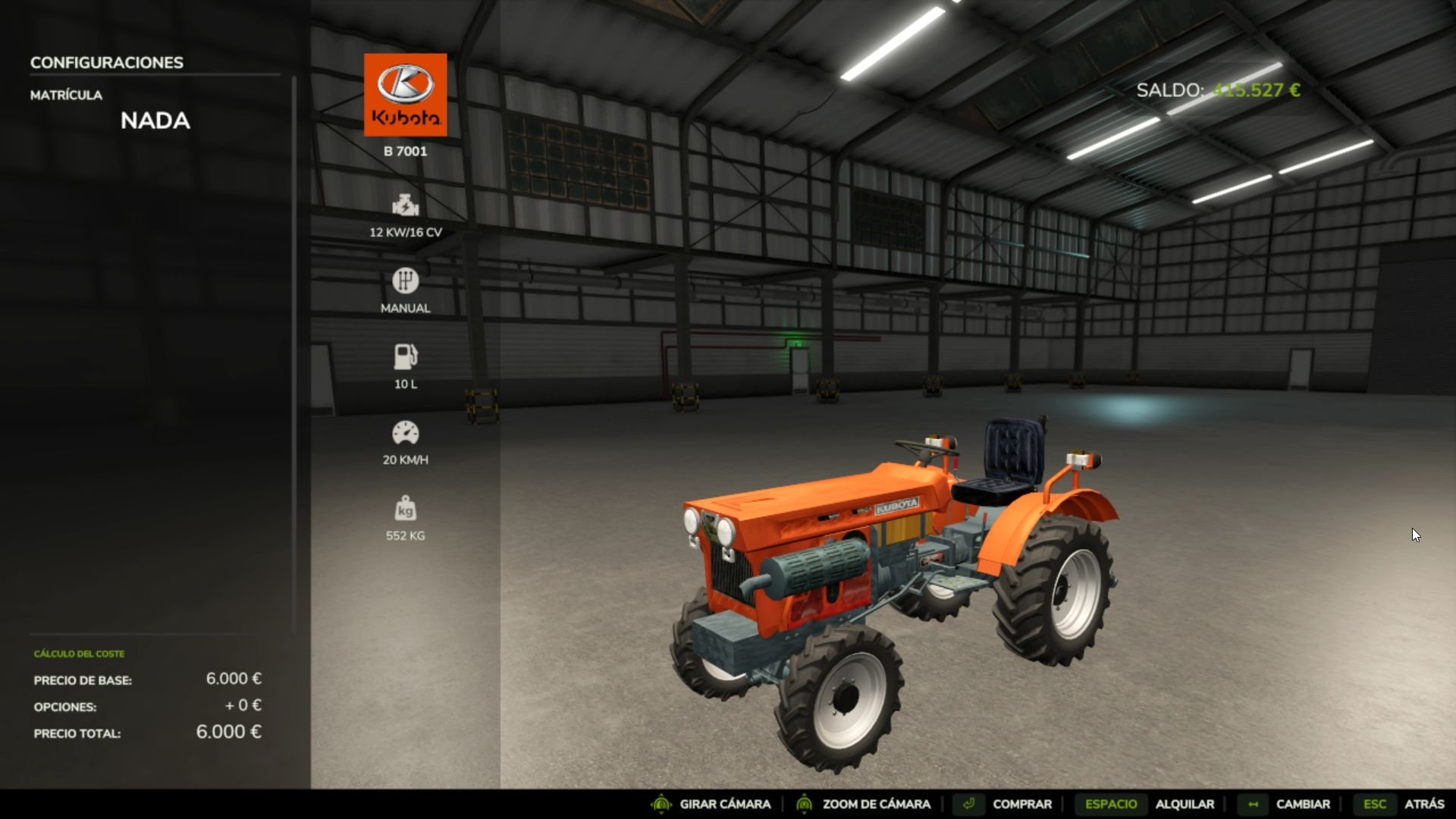 Kubota B7001