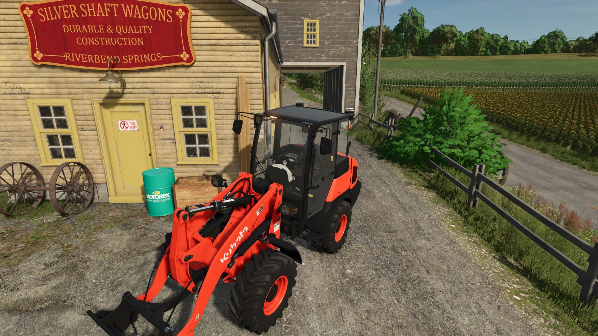 Kubota Frontlader-Blitz-Bearbeitung