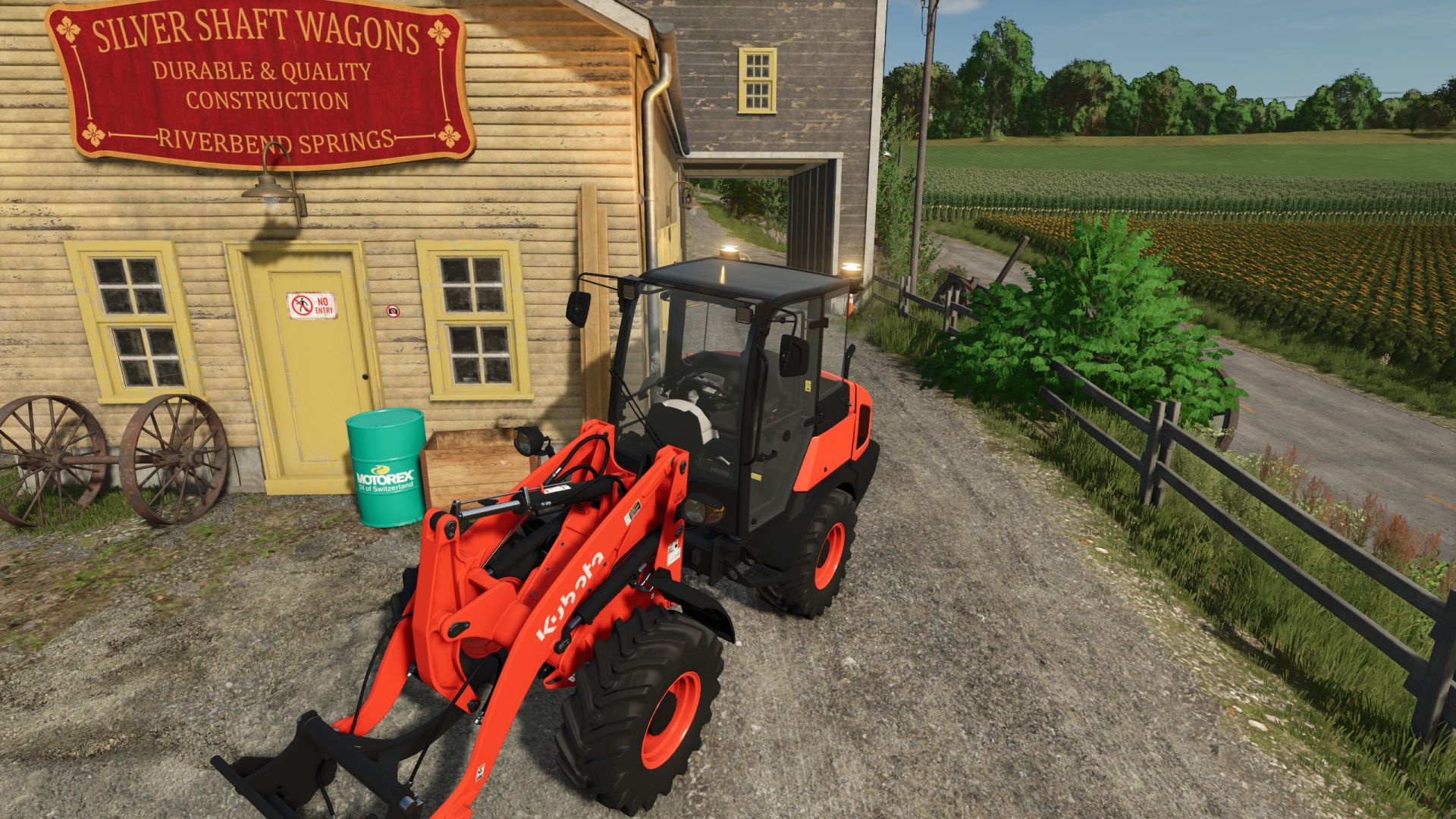 Kubota Frontlader-Blitz-Bearbeitung