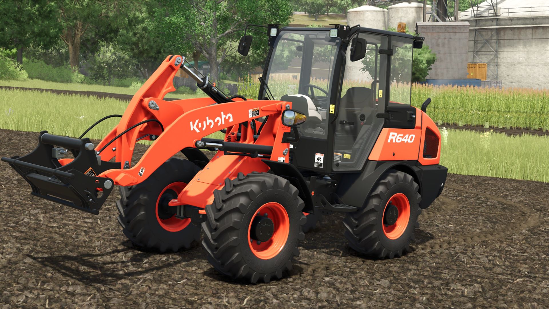 Ar comprimido e sistema hidráulico Kubota R640