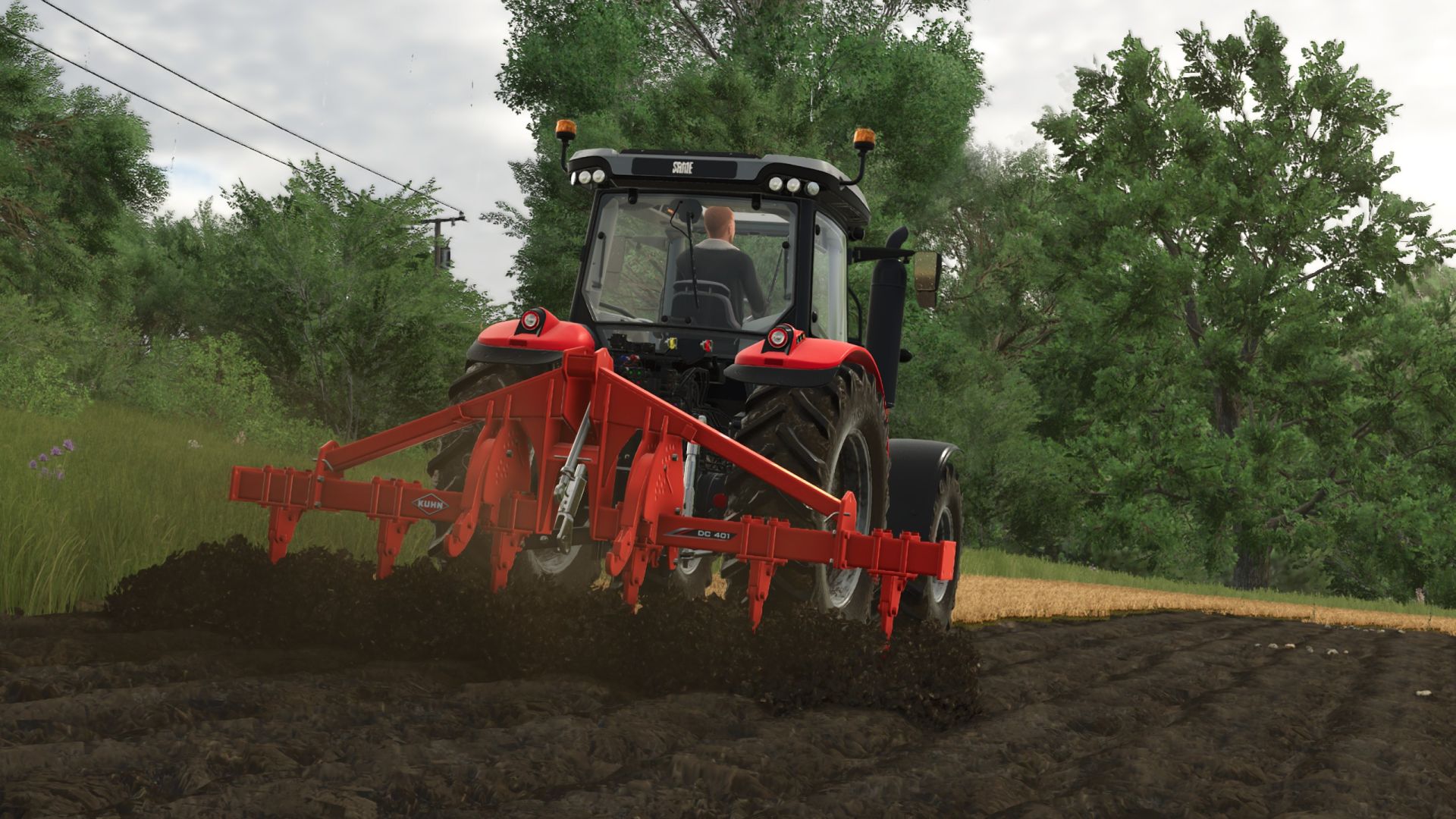 Kuhn DC 401 z funkcją pługa