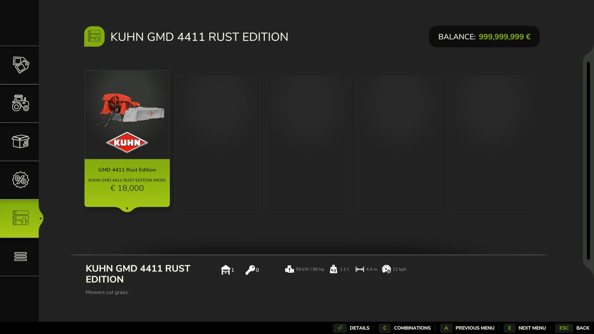 Kuhn GMD 4411 Rust Edition