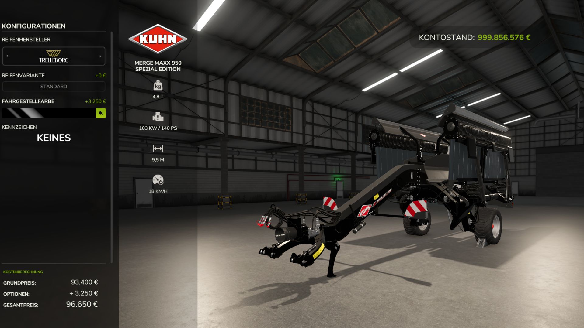 Kuhn Merge Maxx 950 Edição Especial