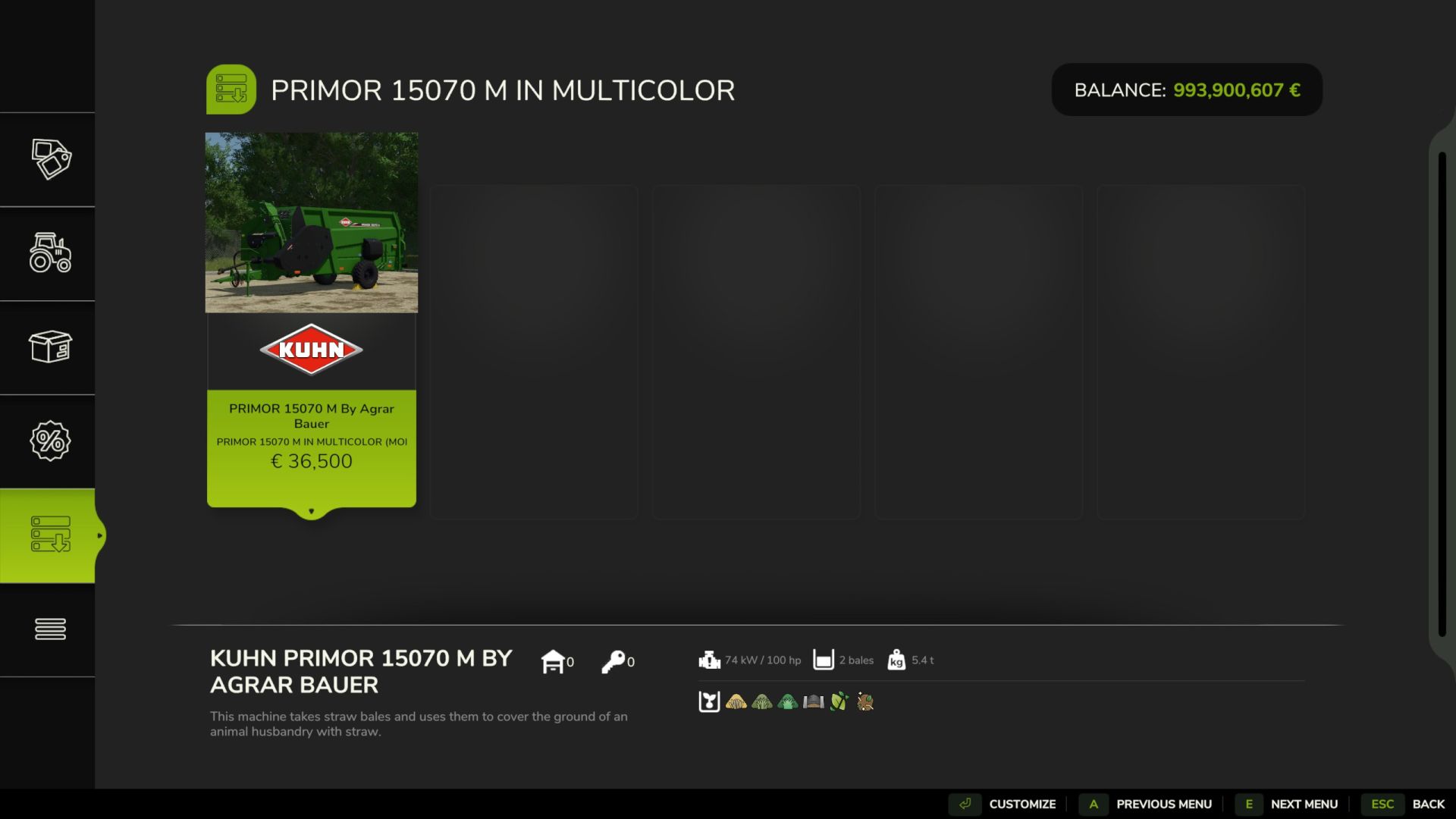 Kuhn Primor 15070 (Multicolor)