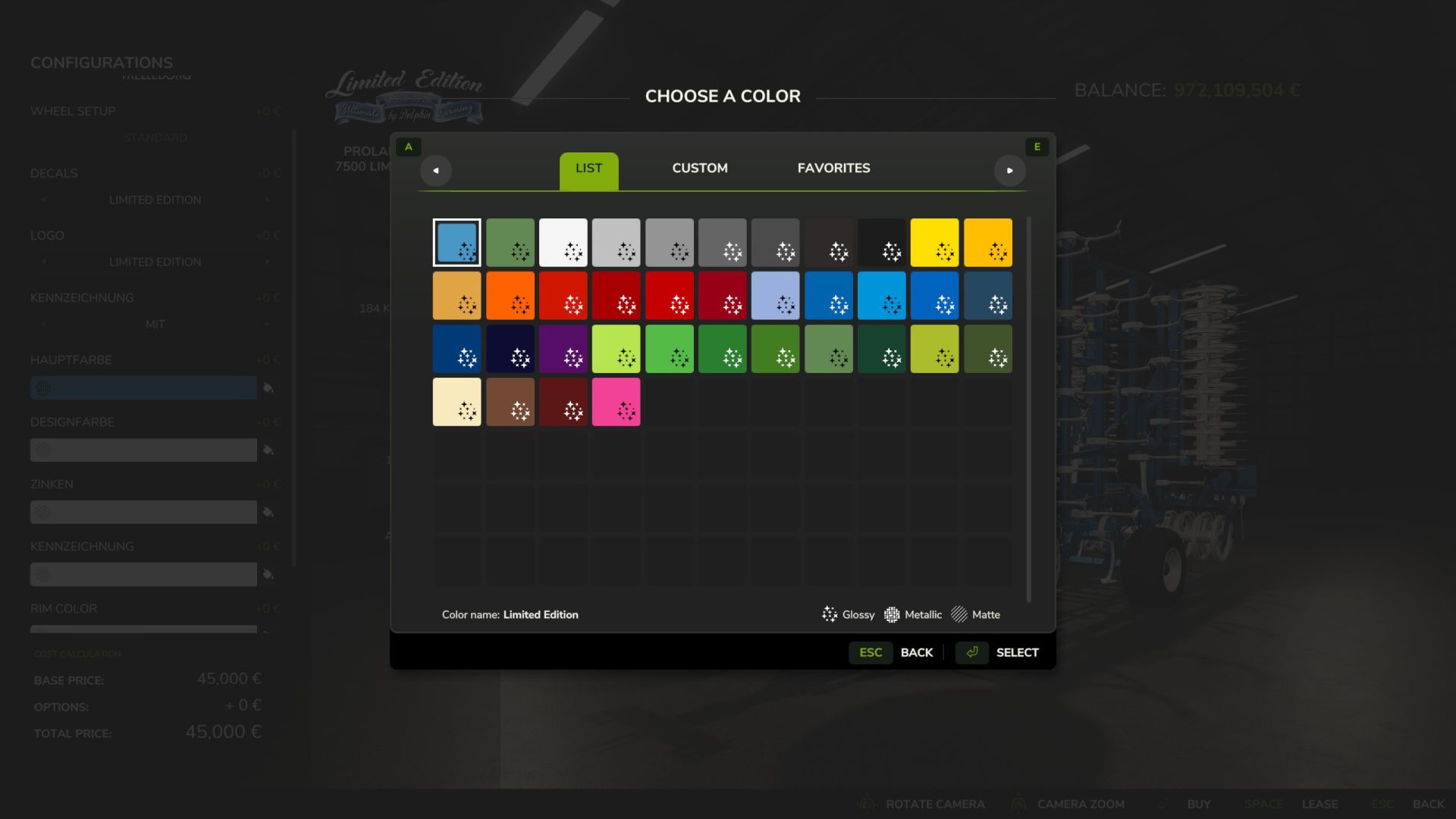 Kuhn Prolander 7500 Limited Edition