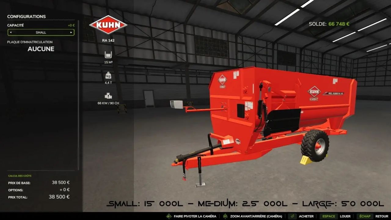 Kuhn TMR Pack